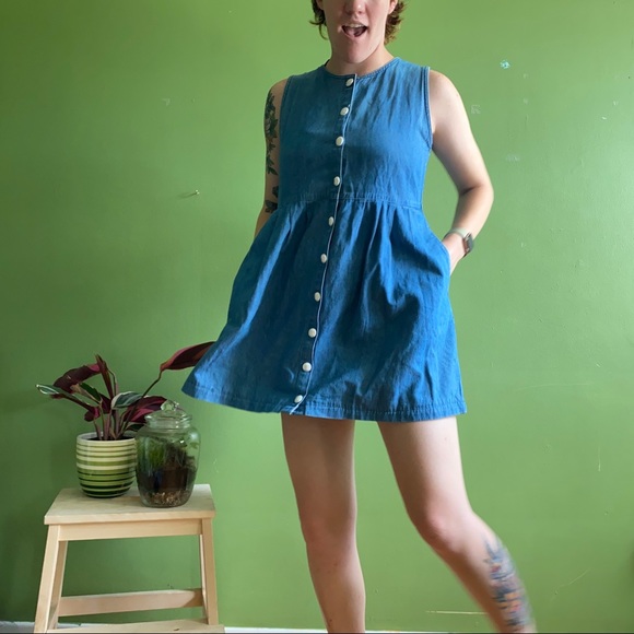 Denim babydoll dress - Picture 5 of 5